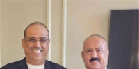 الميسري يستقبل وزير النقل محسن علي حيدره العمري