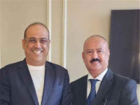 الميسري يستقبل وزير النقل محسن علي حيدره العمري